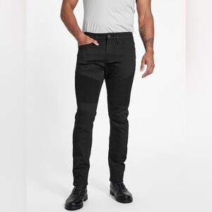 Guess Men's Jet Black Skinny Jeans